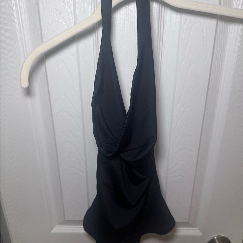 Abercrombie & Fitch Cowl Neck Halter Top
